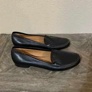 Salvatore Ferragamo Black Leather Loafers